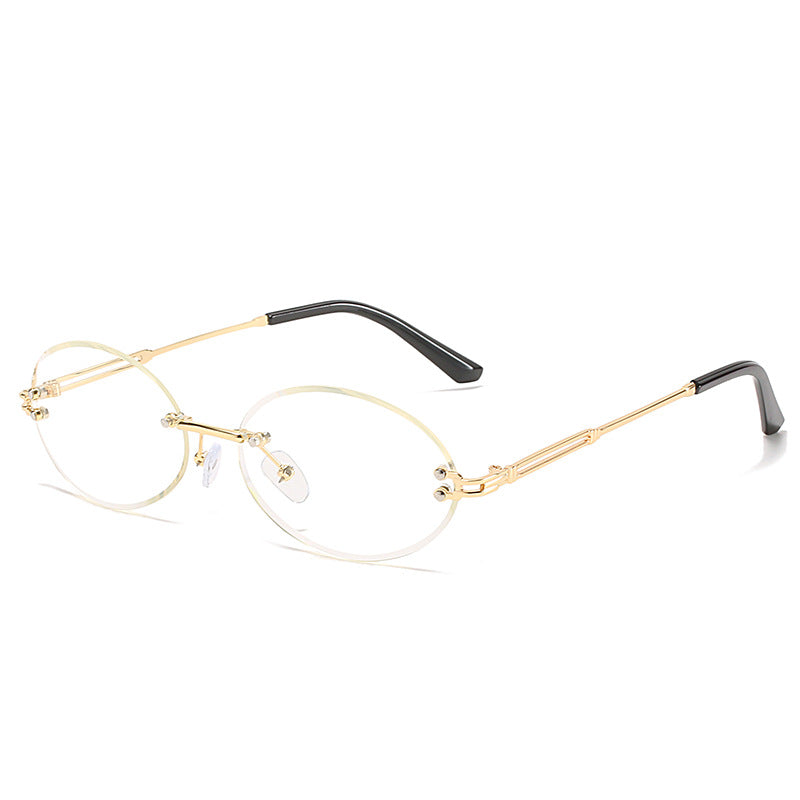 Wholesale PC Gradient Oval Sunglasses
